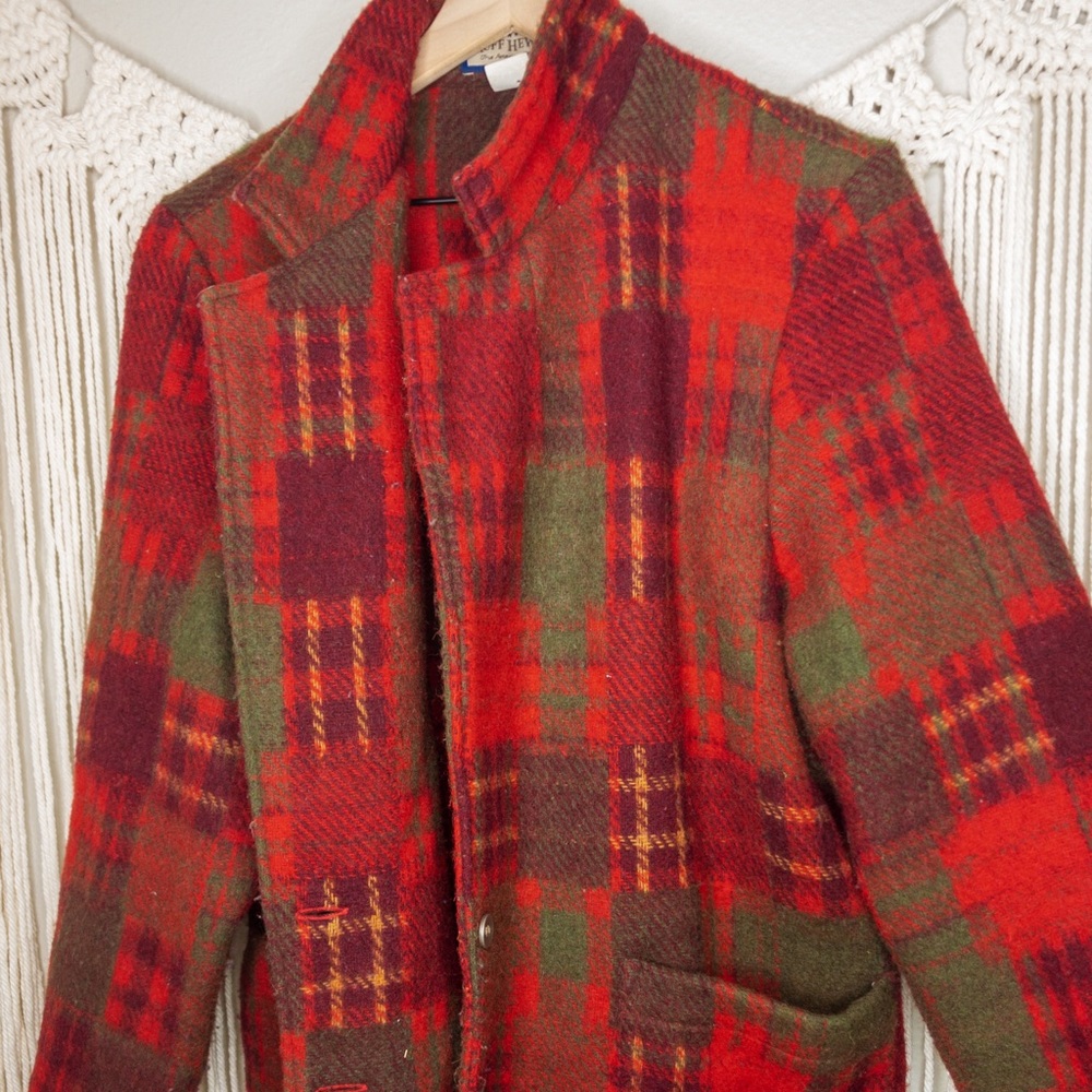 Red vintage overcoat